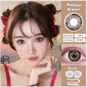 Pattaya Brown 14.0mm natural brown contact lenses for wholesale - OLYLASH OEM Manufacturer