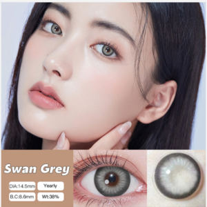 Swan Grey 14.5mm large diameter contact lenses for wholesale - OLYLASH Factory